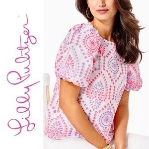 Lilly Pulitzer Pratt Eyelet Top